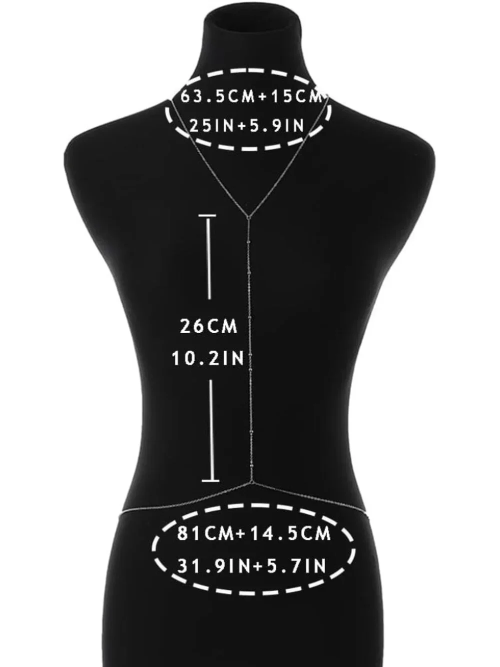 Body Chain Crossover Thin Bra Bikini Waist Belly Body Chains Beach Body Necklace